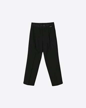 TWINSET PANTALONI PANTALONI A PALAZZO IN FLANELLA CON PIEGHE