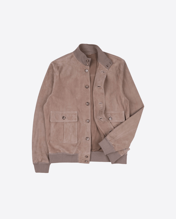 VALSTARINO GIACCA GIUBBOTTO IN SUEDE SFODERATO