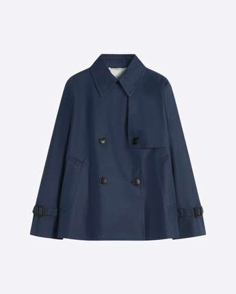 WEEKEND GIACCA TRENCH CROP IN GABARDINA ANTIGOCCIA WEEKEND MAX MARA