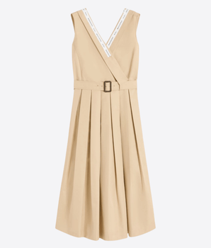 WEEKEND MAX MARA ABITO ABITO IN GABARDINA ANTIGOCCIA