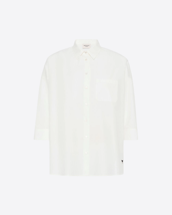 WEEKEND MAX MARA CAMICIA CAMICIA BOXY IN POPELINE DI COTONE