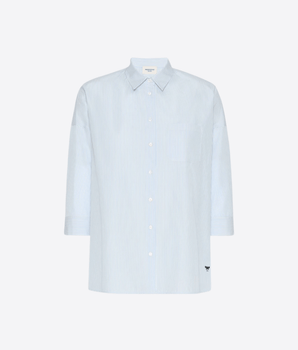 WEEKEND MAX MARA CAMICIA CAMICIA BOXY IN POPELINE DI COTONE