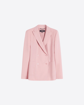 WEEKEND MAX MARA GIACCA ROSA / 44 BLAZER DOPPIOPETTO IN LANA STRETCH