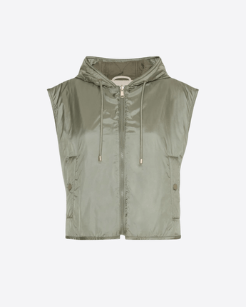 WEEKEND MAX MARA GILET GILET IMBOTTITO REVERSIBILE IN TELA ANTIGOCCIA