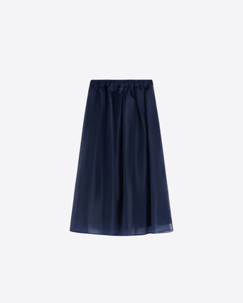 WEEKEND MAX MARA GONNA GONNA A PIEGHE IN ORGANZA DI SETA