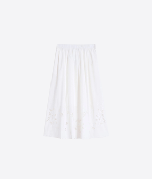 WEEKEND MAX MARA GONNA GONNA MIDI IN POPELINE DI COTONE