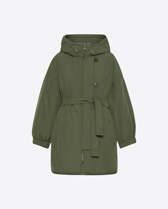 WEEKEND MAX MARA PARKA PARKA REVERSIBILE IN TELA ANTIGOCCIA
