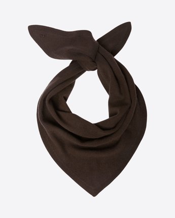 WEEKEND MAX MARA SCIARPA MARRONE / UNI SCIARPA A TRIANGOLO IN CACHEMIRE