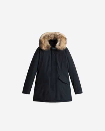 WOOLRICH GIACCA ARCTIC PARKA IN RAMAR CLOTH CON PELLICCIA REMOVIBILE