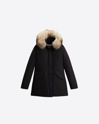 WOOLRICH GIACCA ARCTIC PARKA IN RAMAR CLOTH CON PELLICCIA REMOVIBILE