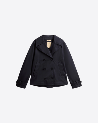 WOOLRICH GIACCA PEACOAT IN PURO COTONE