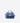 ZANELLATO BORSA BLUE / BABY BORSA POSTINA BABY IN PELLE LAMINATA BLUE MORE DI ROVO