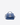 ZANELLATO BORSA BLUE / BABY BORSA POSTINA BABY IN PELLE LAMINATA BLUE MORE DI ROVO