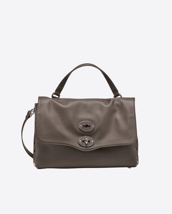 ZANELLATO BORSA BROWN GIANDUIOTTO / S BORSA POSTINA SAETA IN PELLE LISCIA GIANDUIOTTO