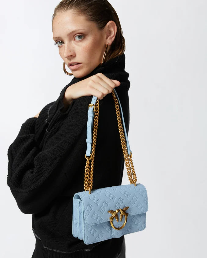 PINKO | MINI BORSA A TRACOLLA LOVE BAG CON LOGO IMPRIME'