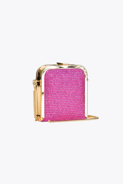 PINKO | BOX CLUTCH FULL STRASS