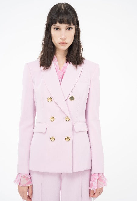 PINKO | BLAZER DOPPIOPETTO BOTTONI IN METALLO