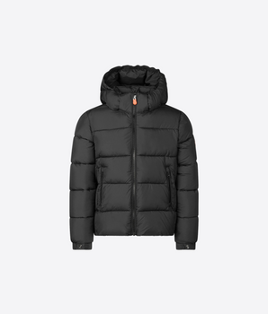 ANIMAL FREE DOWN JACKET FOR CHILDREN FOSTER BLACK