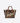 BORSA VANITY REGULAR LEOPARDATA IN CANVAS CON FRANGE