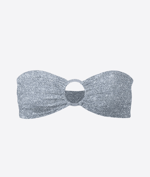 COSTUME DA BAGNO CRINKLE LUREX CON FASCIA YULIA E SLIP NAOMI
