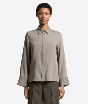 CAMICIA IN VISCOSA E SETA