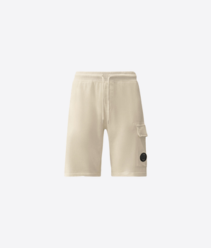 PANTALONCINI CARGO LENS IN PILE LEGGERO