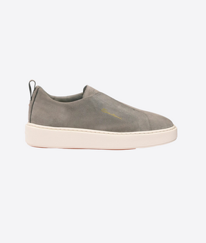 SNEAKER SLIP-ON IN SUEDE GRIGIO