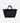BORSA VANITY REGULAR IN CANVAS CON PATCH NERO