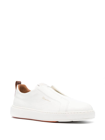 SANTONI | SNEAKERS IN PELLE