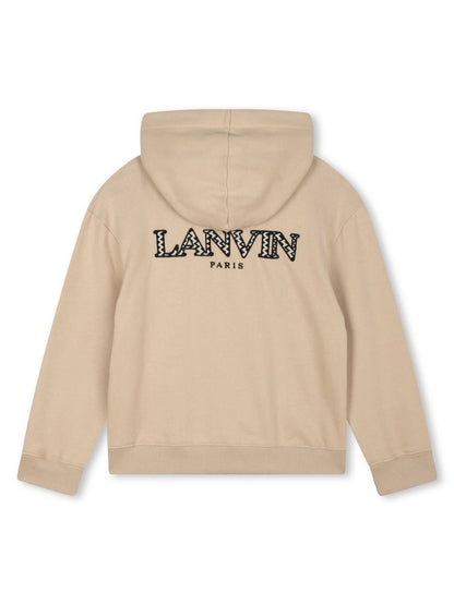 LANVIN | CARDIGAN LUNGO CON CAPPUCCIO