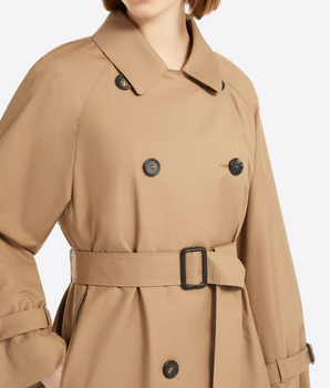 MIDI TRENCH COAT IN DROP-PROOF TWILL