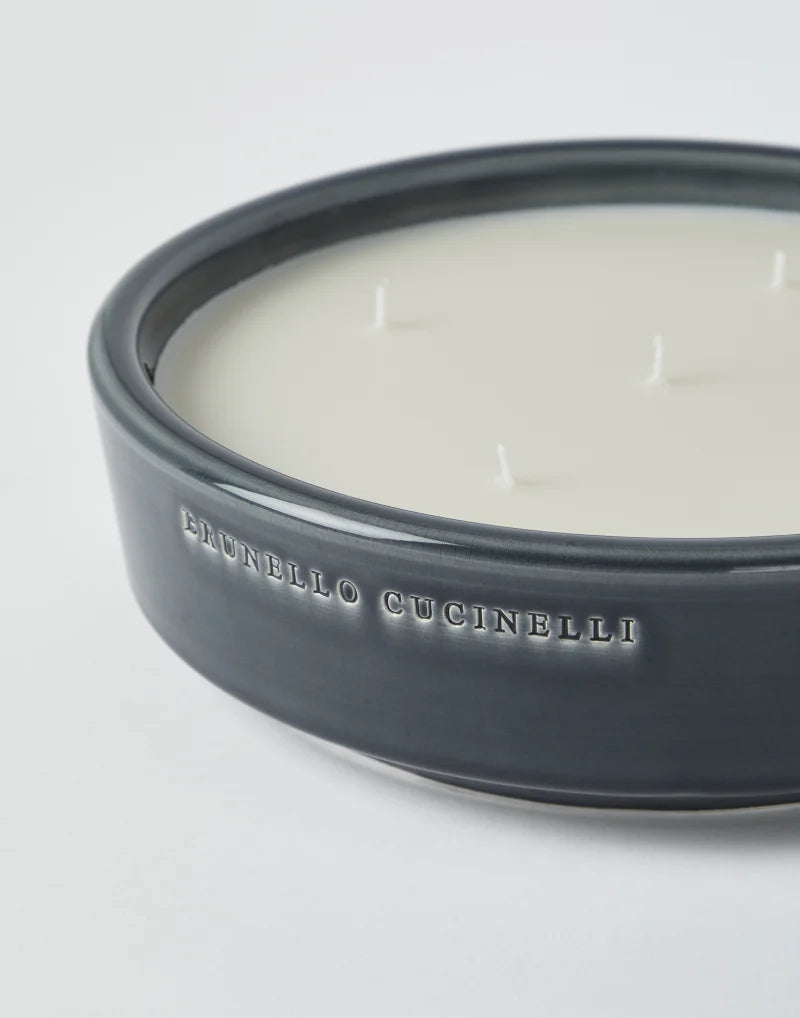 BRUNELLO CUCINELLI | CANDELA EXTRA LARGE PROFUMATA IN VASO DI CERAMICA