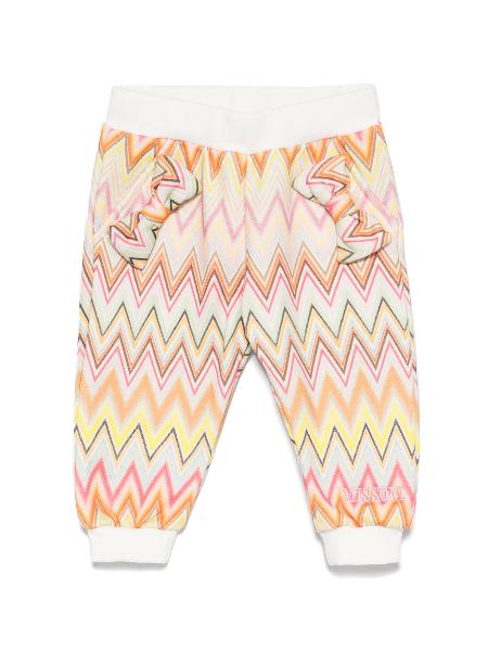 MISSONI | PANTALONI SPORTIVI CON STAMPA CHEVRON