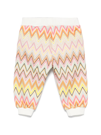 MISSONI | PANTALONI SPORTIVI CON STAMPA CHEVRON