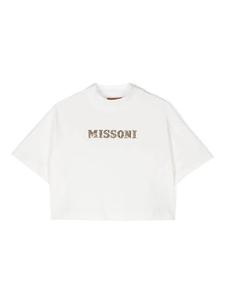 MISSONI | T-SHIRT CON LOGO DI PAILLETTES