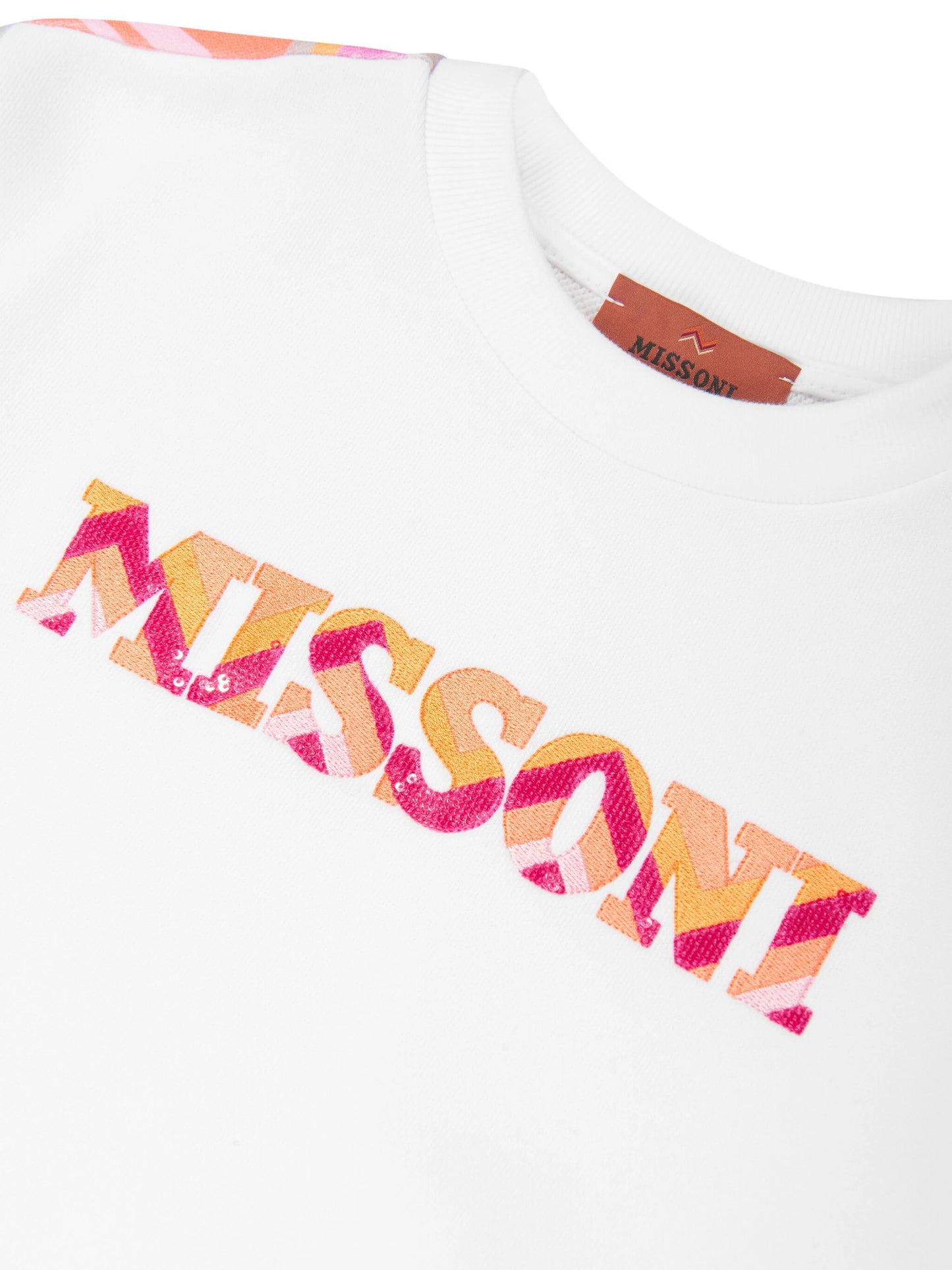 MISSONI | FELPA CON STAMPA A ZIG ZAG