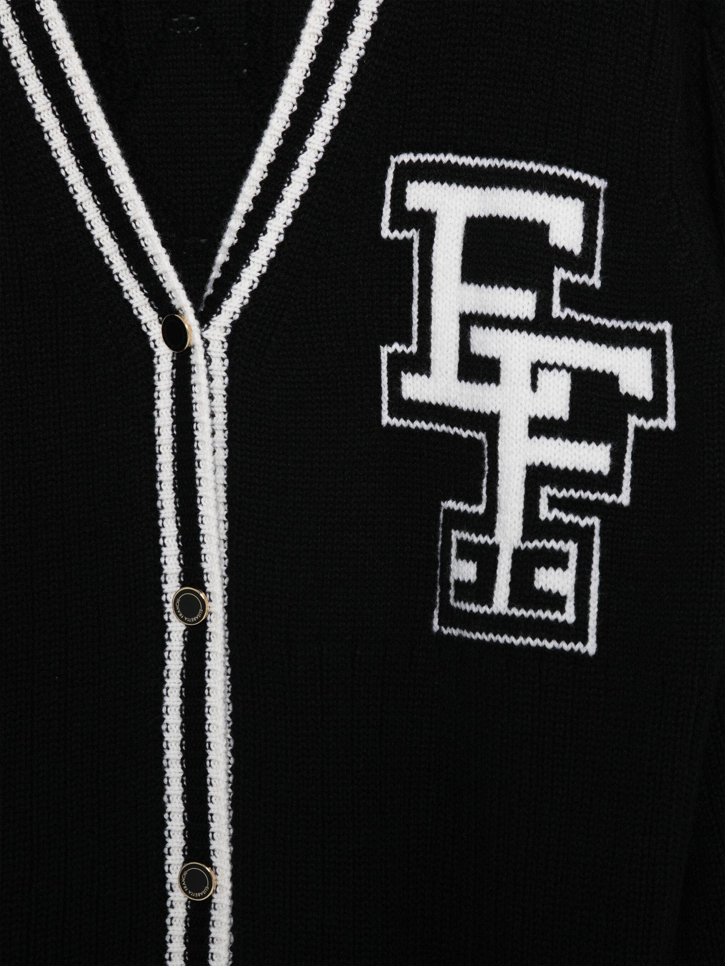 ELISABETTA FRANCHI | CARDIGAN CON LOGO