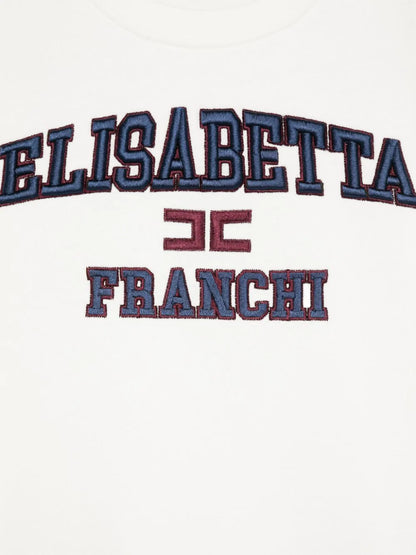 ELISABETTA FRANCHI | FELPA CON RICAMO