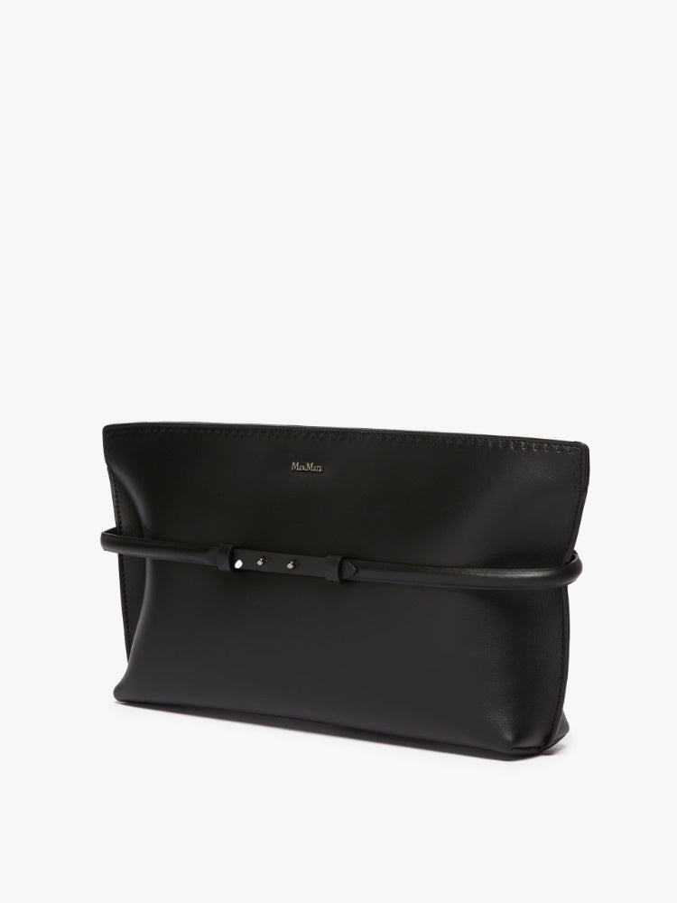 MAX MARA | CLUTCH ARCHETIPO IN PELLE CON DRAGONNE