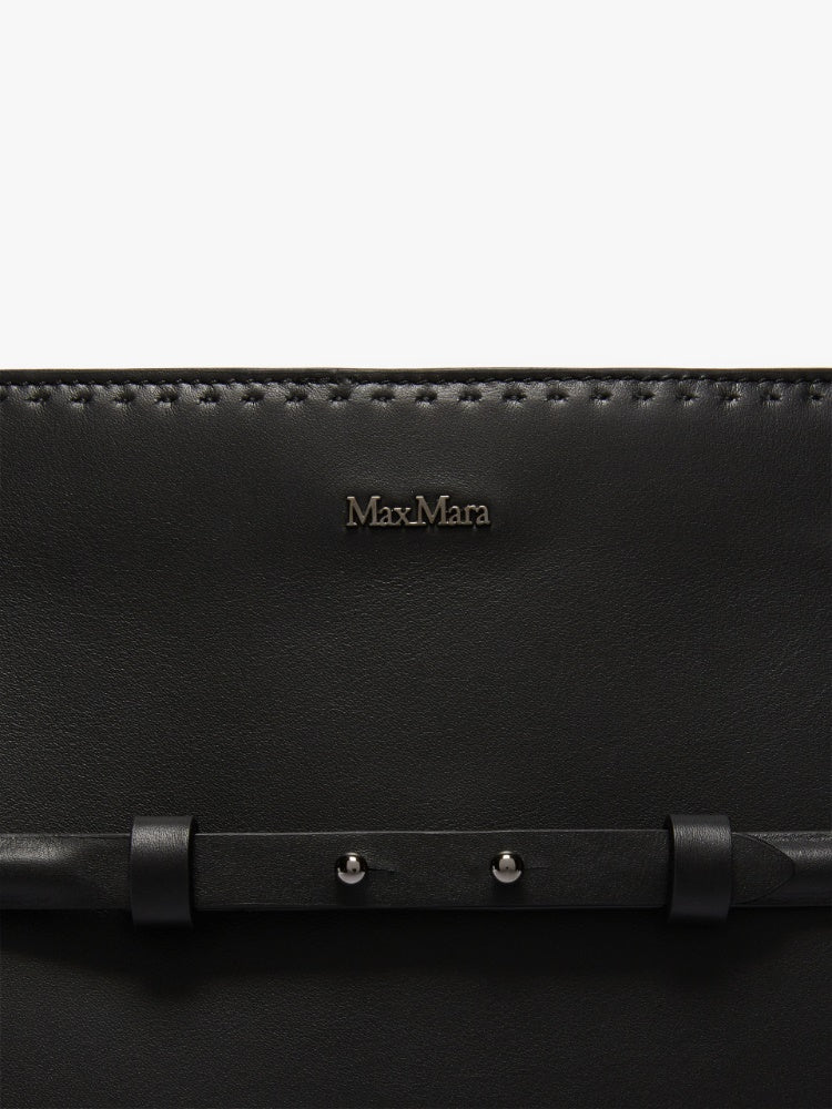 MAX MARA | CLUTCH ARCHETIPO IN PELLE CON DRAGONNE