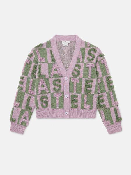 STELLA McCARTNEY | CARDIGAN LAVORATO A MAGLIA CON LOGO