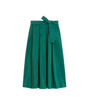 WIDE TAFFETA SKIRT