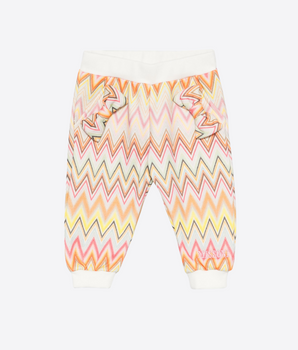 PANTALONI SPORTIVI CON STAMPA CHEVRON