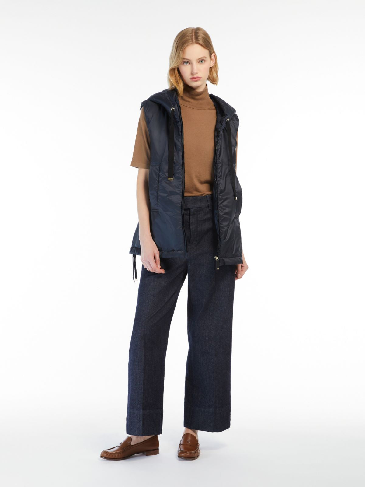 MAX MARA | GILET IN TELA TECNICA ANTIGOCCIA