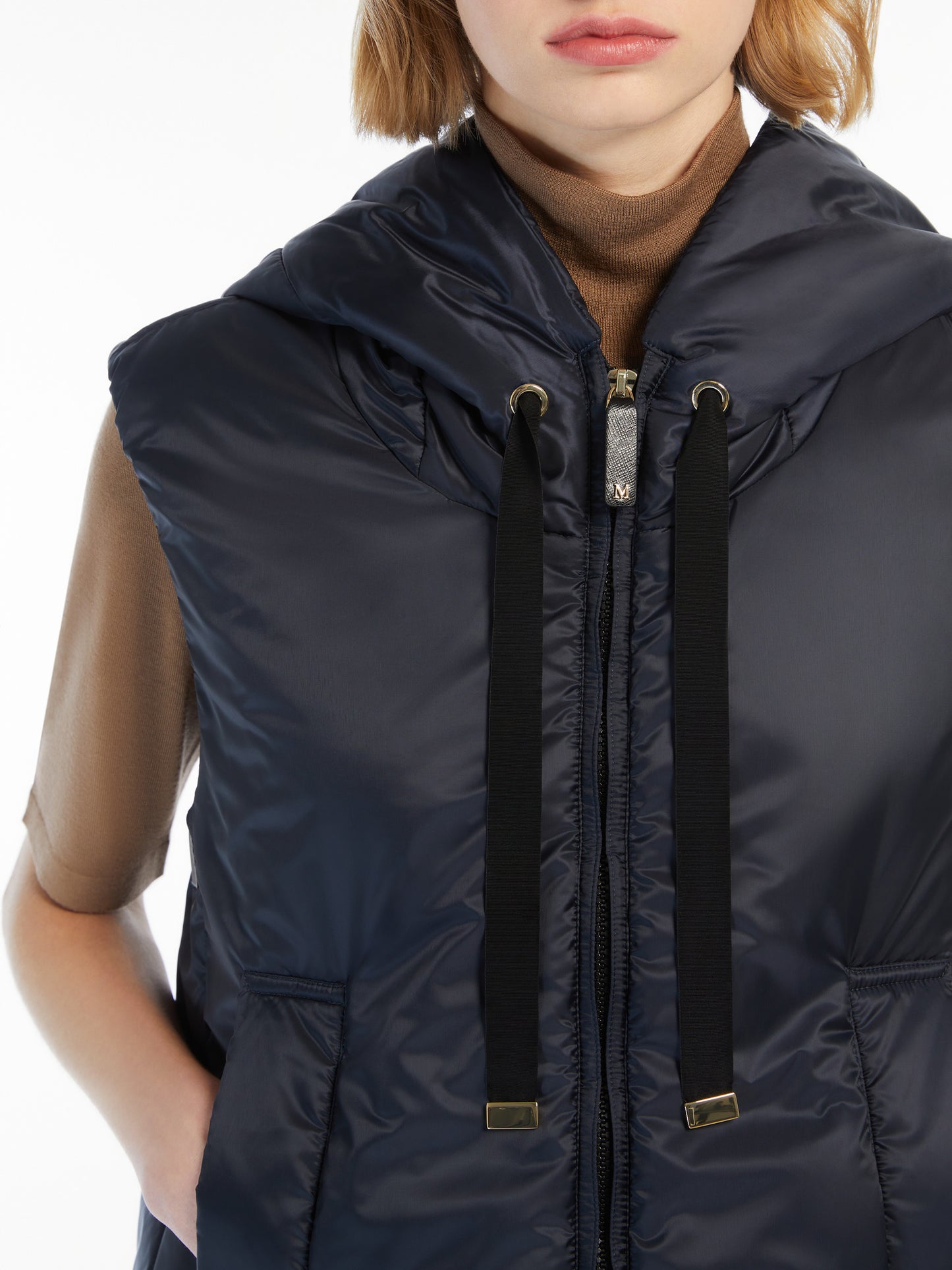 MAX MARA | GILET IN TELA TECNICA ANTIGOCCIA