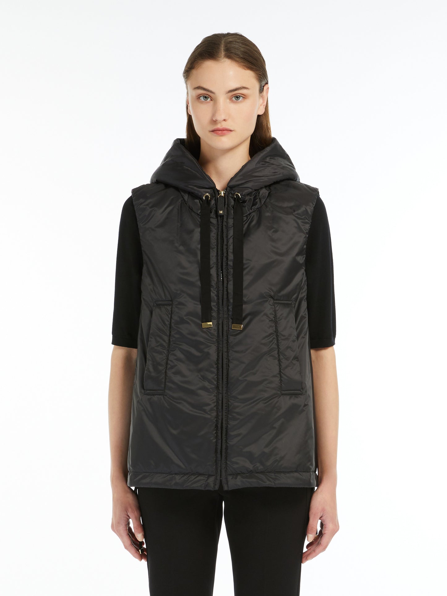 MAX MARA | GILET IN TELA TECNICA ANTIGOCCIA