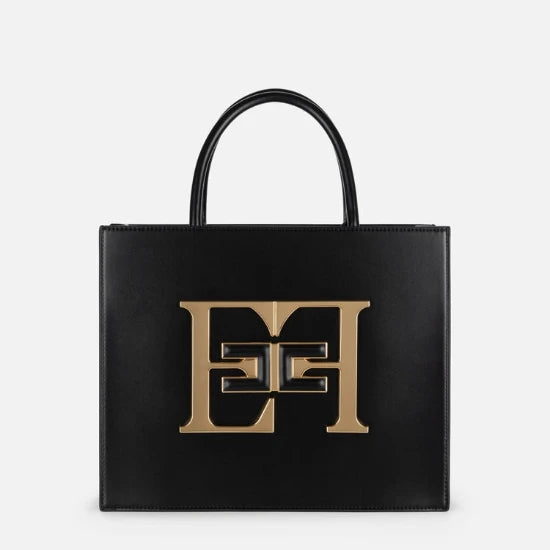 ELISABETTA FRANCHI | BORSA A MANO MEDIA CON LOGO