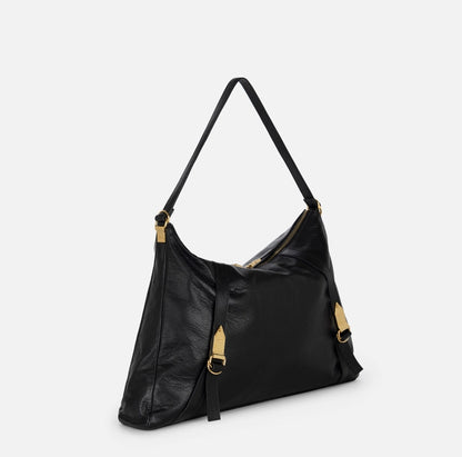 ELISABETTA FRANCHI | BORSA HOBO IN NAPPA LUCIDA