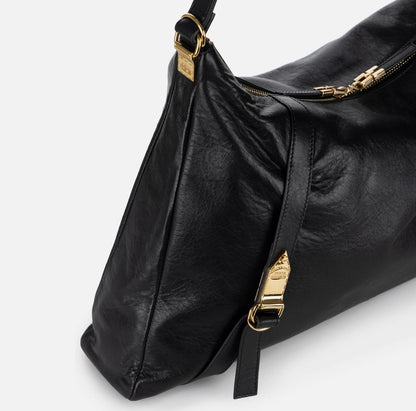 ELISABETTA FRANCHI | BORSA HOBO IN NAPPA LUCIDA