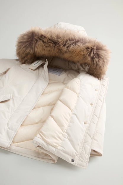 WOOLRICH | ARCTIC PARKA DA BAMBINA IN URBAN TOUCH CON PELLICCIA REMOVIBILE